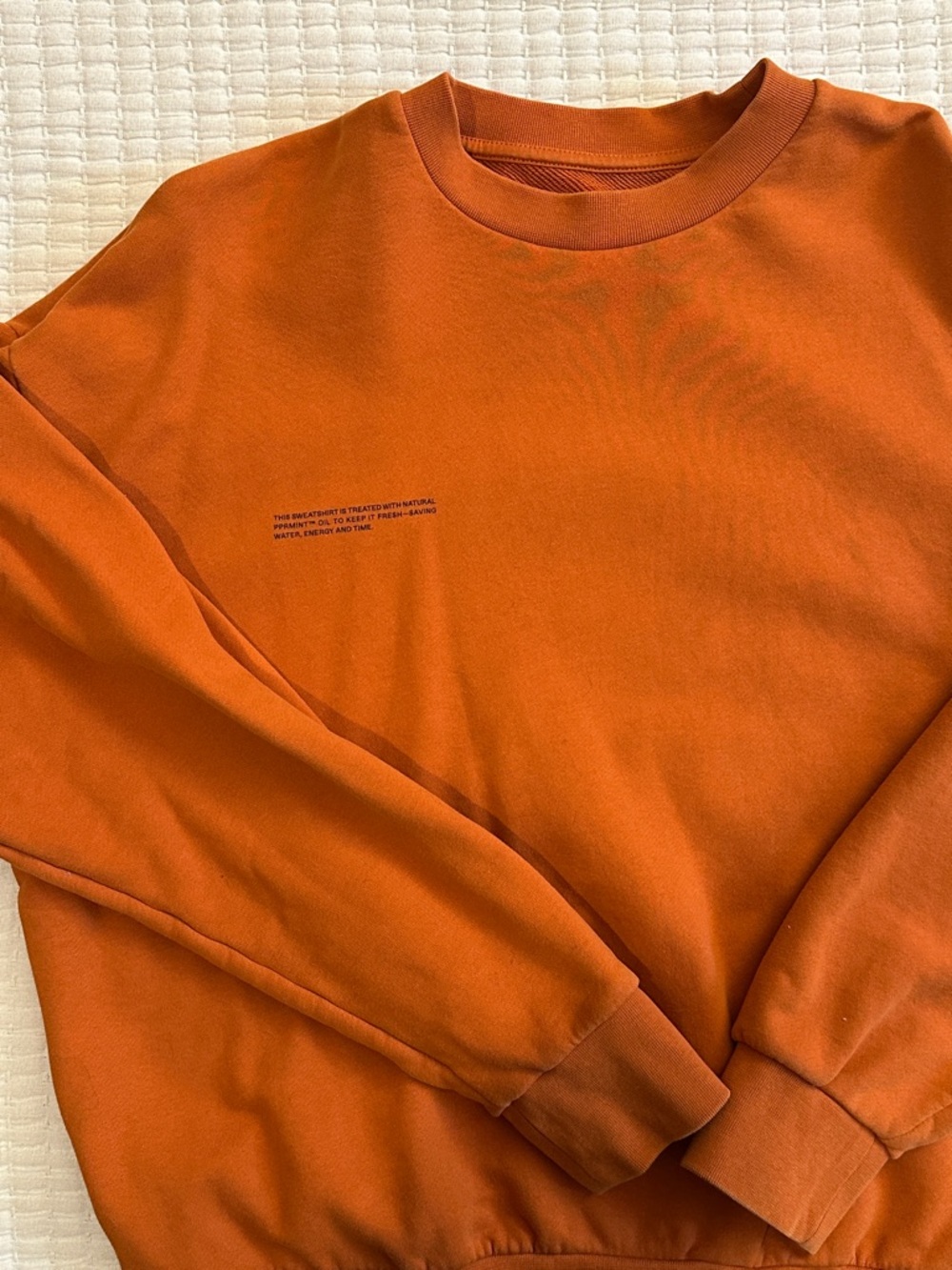 Pangaia 365 Heavyweight Sweatshirt in Cinnamon Orange